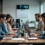39h par semaine répartition des heures sur 5 jours