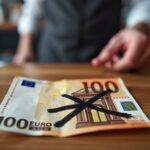 billet marque au feutre noir