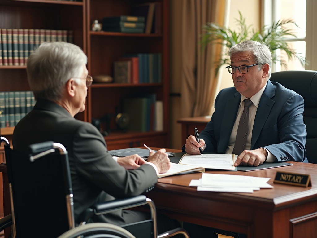 frais de notaire et invalidité