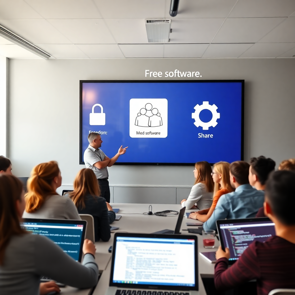 que peut on dire d un logiciel libre