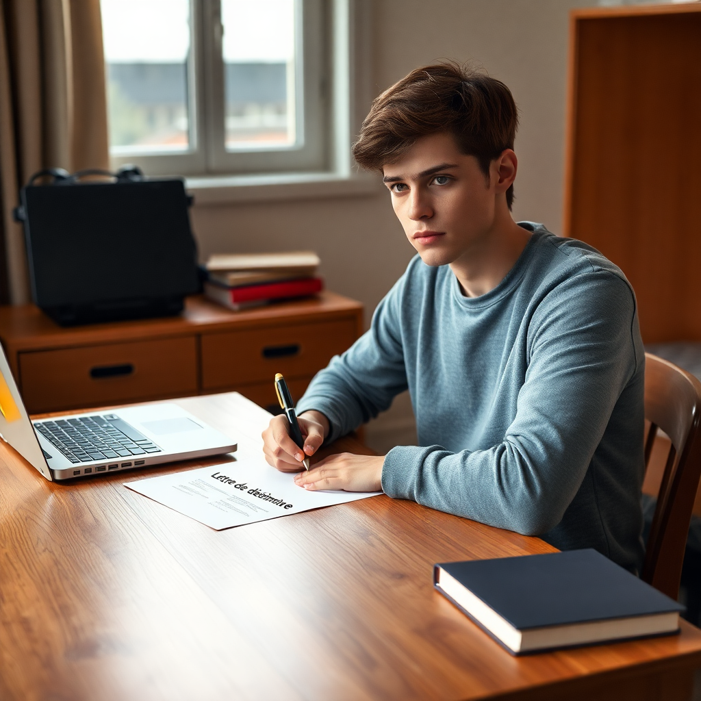 lettre de demission d'un lycée