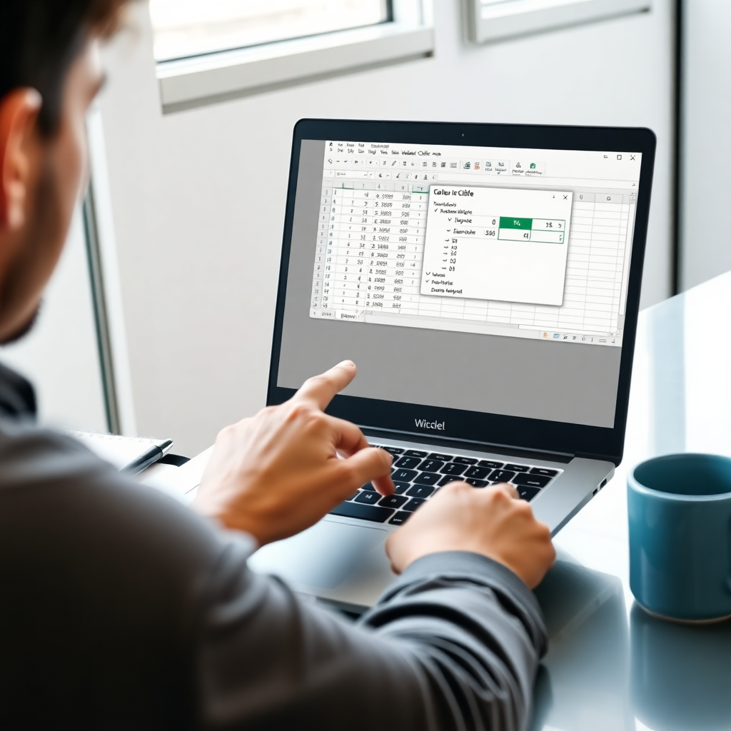 valeur cible sur excel