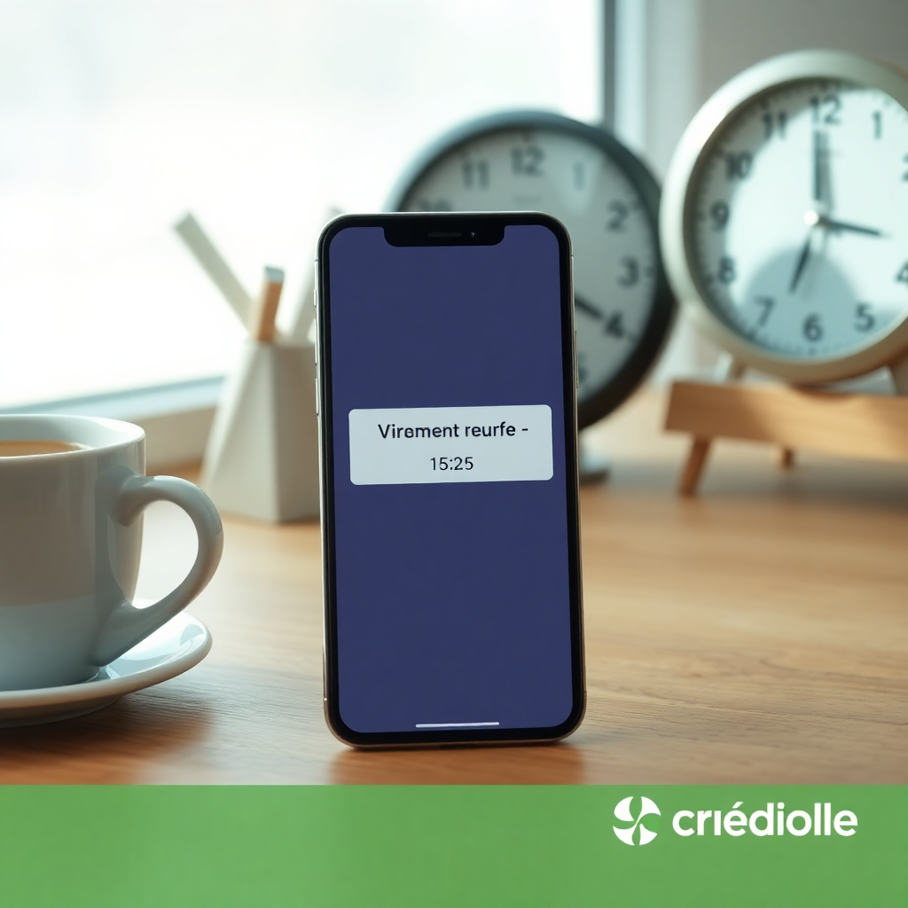 jusqu'à quelle heure peut on recevoir un virement credit agricole