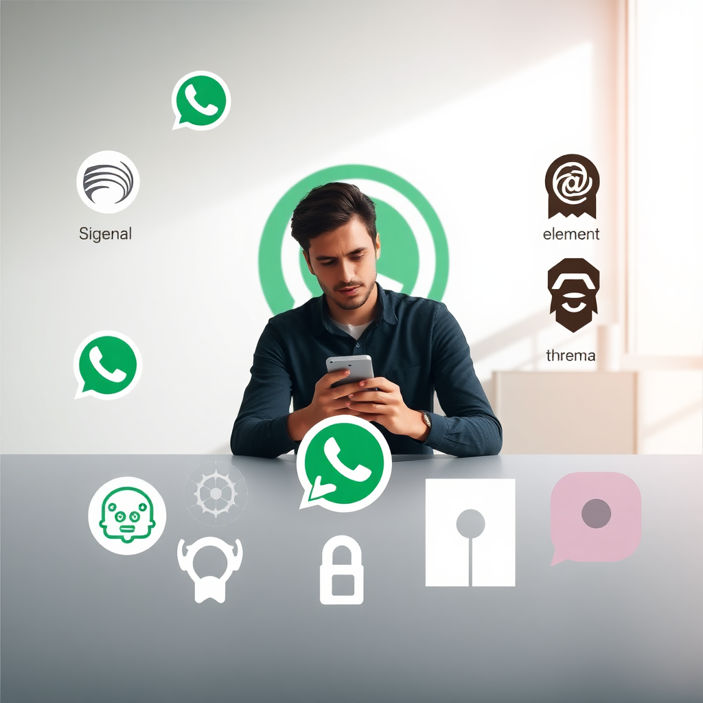 nommez une alternative libre au logiciel propriétaire whatsapp.