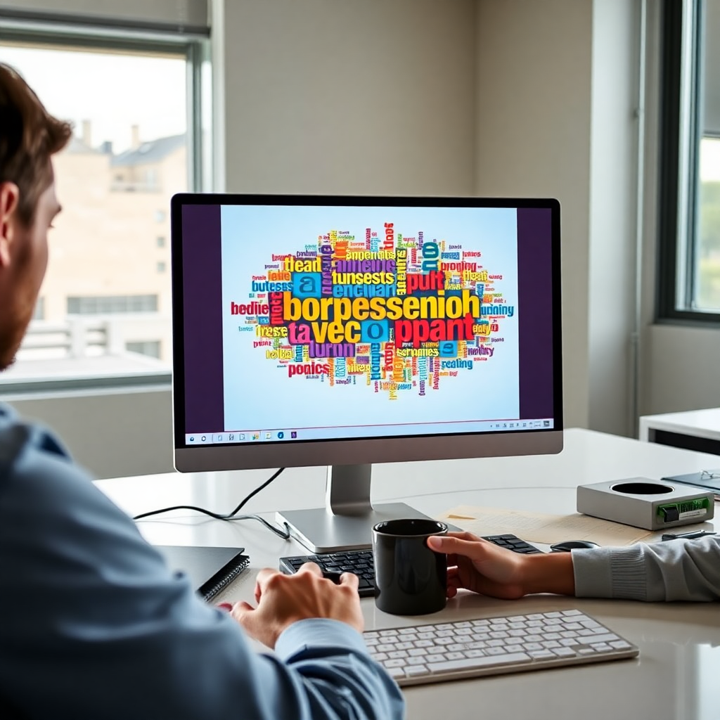 nuage de mots powerpoint