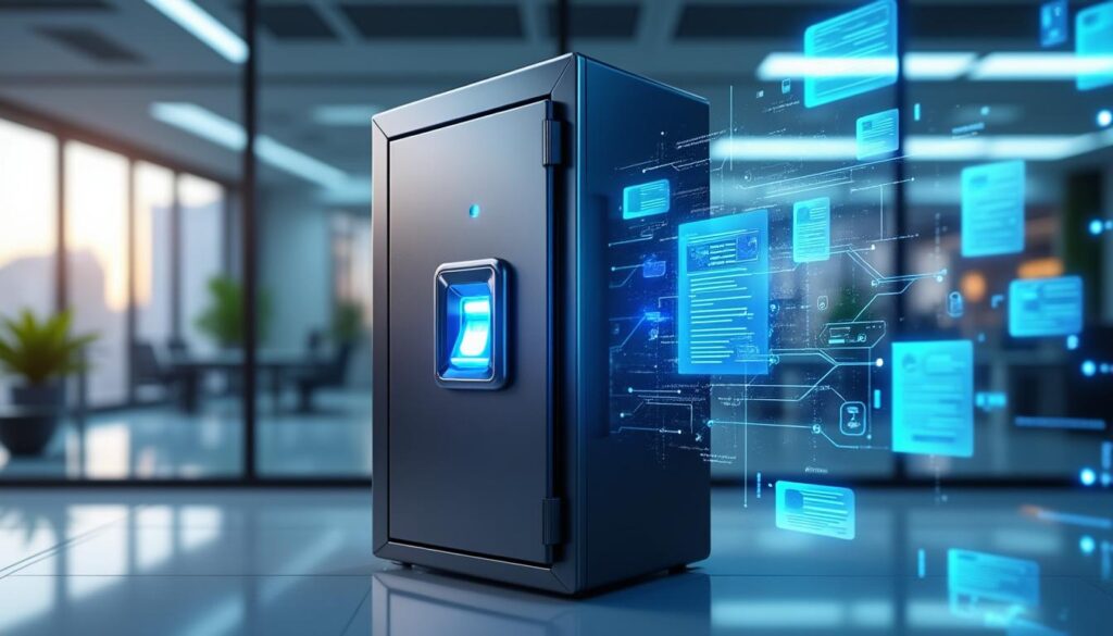 deskrh est un coffre-fort numérique sécurisé conçu pour protéger et gérer efficacement vos documents rh en toute confidentialité.