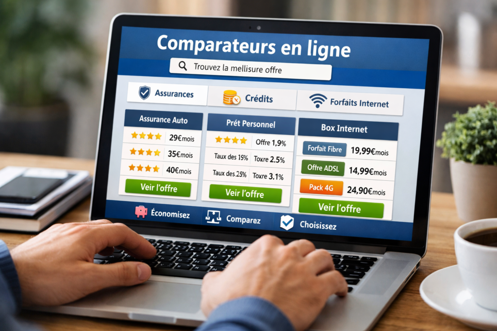 Comparateurs en ligne ou courtiers
