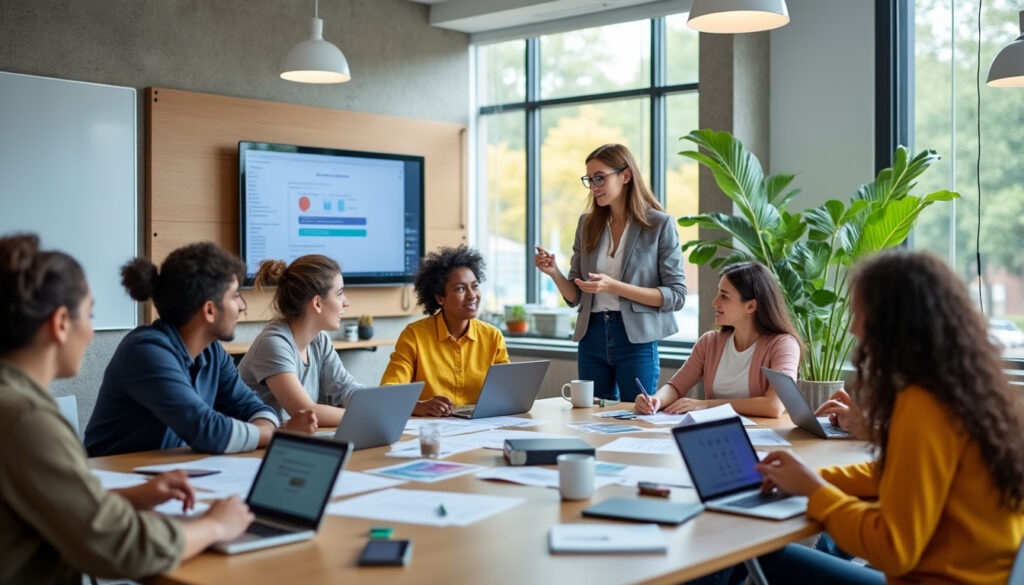the learning collaborative propose des formations et du coaching innovants spécialement conçus pour les éducateurs, afin de favoriser le développement des compétences pédagogiques et l'excellence en éducation.
